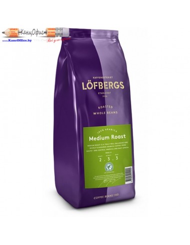 Кофе "Lofbergs" Medium Roast в зерне