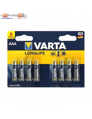 Батарейка VARTA LONGLIFE LR03 AAA B8,...