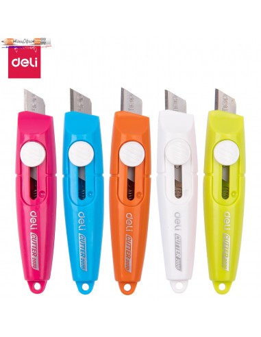 Нож канцелярский DELI VIVID MINI,...