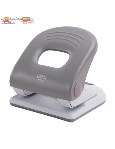 Дырокол Deli 0120, 40 листов, серый