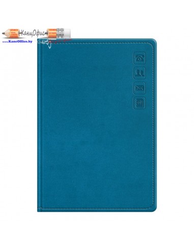 Телефонная книга А5, 80л., кожзам, BG...