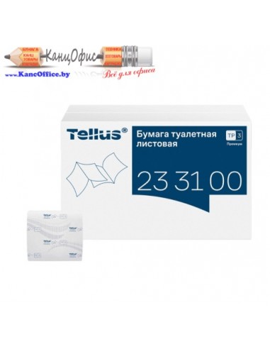 Бумага туалетная Tellus Премиум TР3,...