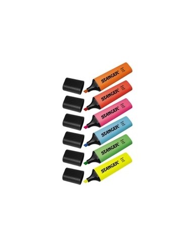 STANGER Текстовыделители, набор из 4 штук