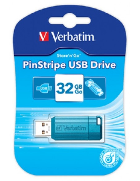 USB Flash Pin Stripe Verbatim 32Gb