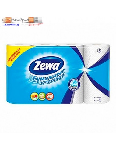 Полотенца бумажные Zewa  4 рулона