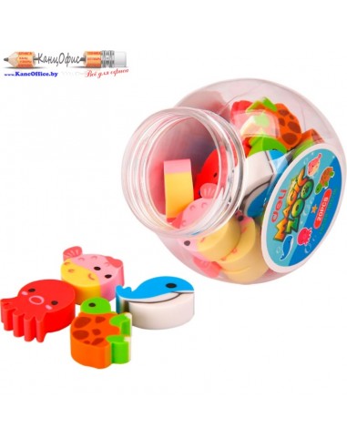 Ластик миниатюрный Deli "Magic Zoo",...