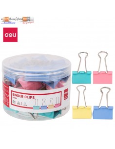Зажим для бумаг "Deli" 32...